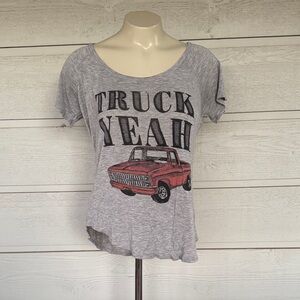 Recycled Karma Gray 'Truck Yeah' Graphic Tee